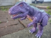 Beast Wars Megatron in beast mode, a purple T. Rex - NOT Barney
