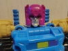 Legacy Cancer in robot mode, close up macro photograph of his robot mode head