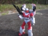 Legacy Minerva in robot mode, holding up her gun