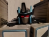 RID Scourge in robot mode, close-up shot of his head.
