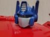 A closeup headshot of Studio Series 86 Optimus Prime